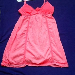 PINK coral slip dress